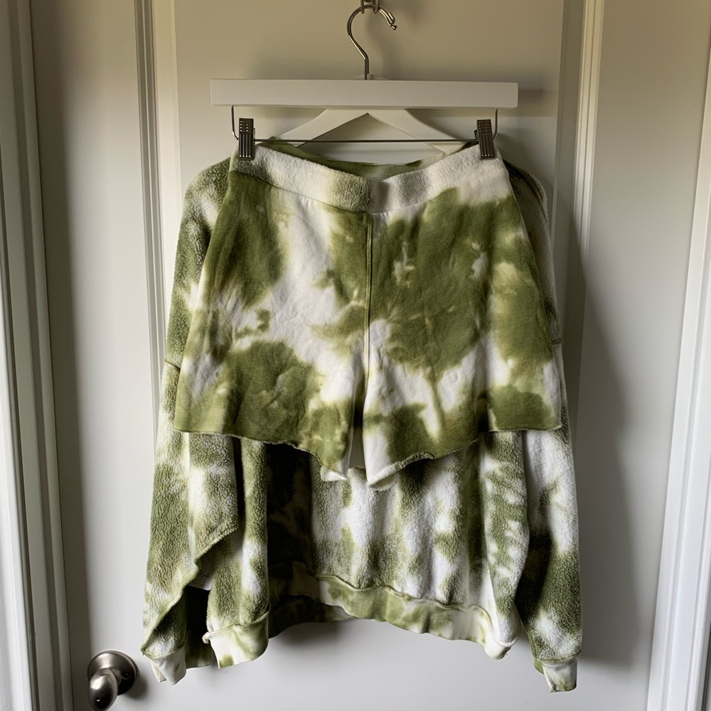 Free People Kelly washed sweater set in army combo - Picture 12 of 12
